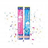 Пневмохлопушка, голубой, розовый цвет конфетти (мальчик или девочка) для гендерных вечеринок. У... Гендер хлопушка (мальчик или девочка)